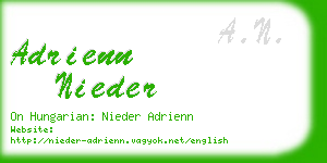 adrienn nieder business card